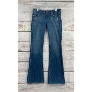 Paige Hollywood Hills Bootcut Jeans Women's Size 26 Blue Medium Wash Denim
